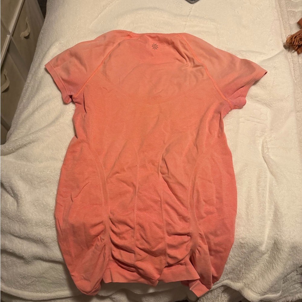 Athleta Vibrant Coral Short Sleeve Tee